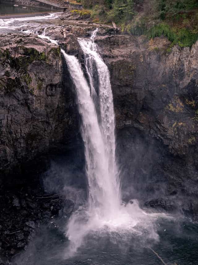 The Snoqualmie Falls waterfall